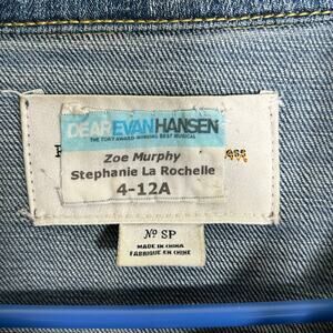 RARE Dear Evan Hansen Musical Anthro/Pilcro Jean Jacket, Sz SP, Worn by Actress